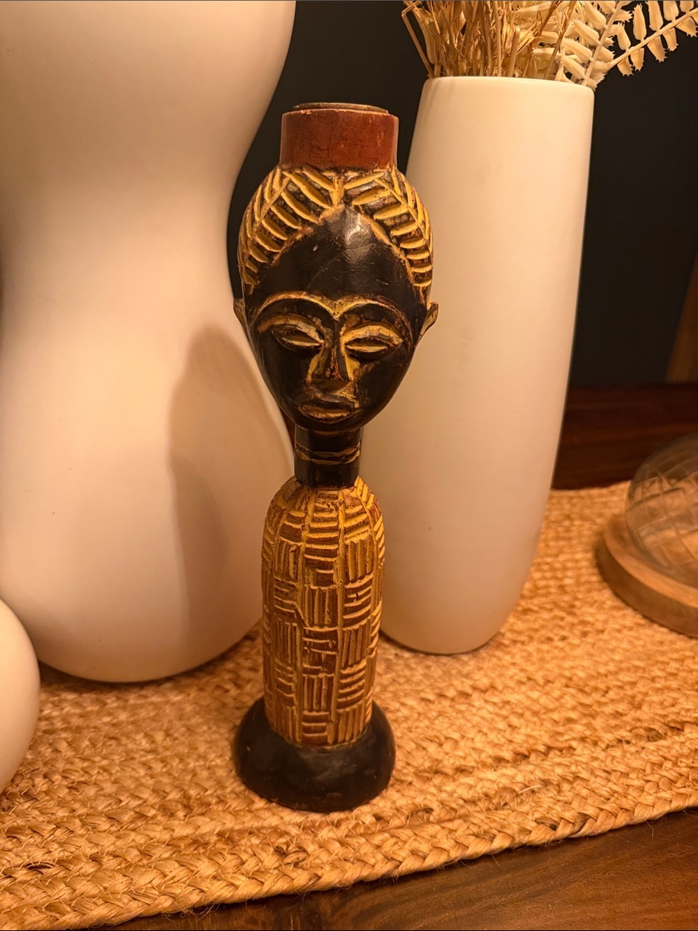 Handcrafted Tribal Wooden Sculpture